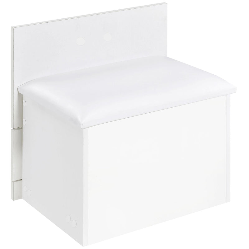 Danbury 3-drawer Makeup Vanity & Stool Set White High Gloss - 930208