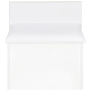 Danbury 3-drawer Makeup Vanity & Stool Set White High Gloss - 930208