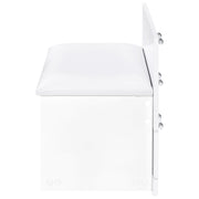 Danbury 3-drawer Makeup Vanity & Stool Set White High Gloss - 930208
