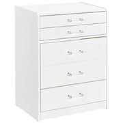 Danbury 3-drawer Makeup Vanity & Stool Set White High Gloss - 930208