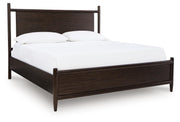 Dantenton Merlot King Panel Bed - B611B6