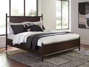 Dantenton Merlot Queen Panel Bed - B611B2