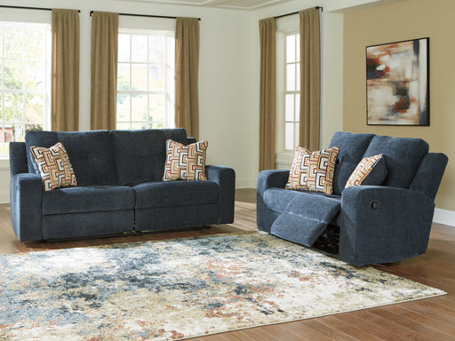 Danum Sofa and Loveseat in Ink - Gate FurnitureReclining Living Room Set