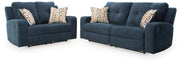 Danum Sofa and Loveseat in Ink - Lara FurnitureReclining Living Room Set