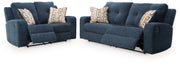 Danum Sofa and Loveseat in Ink - Lara FurnitureReclining Living Room Set