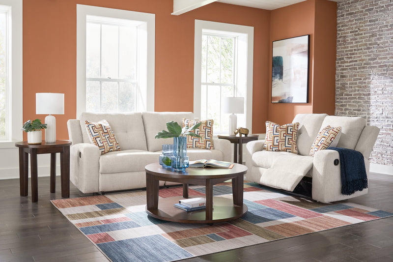 Danum Sofa and Loveseat in Stone from Ashley - Lara Furniture