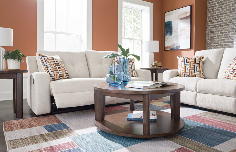 Danum Sofa and Loveseat in Stone from Ashley - Lara Furniture