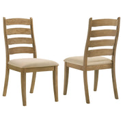 Danvers Wood Dining Side Chair Brown Oak (Set of 2) - 109152