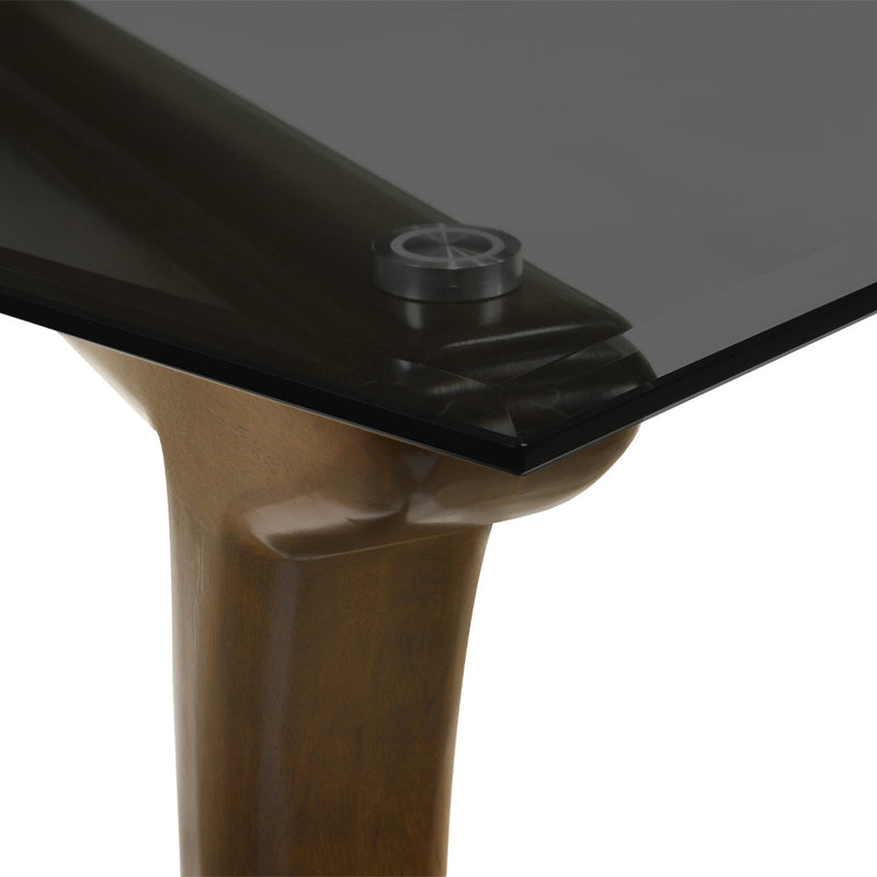 Danzel Dining Table w/Glasss Top - DN06150