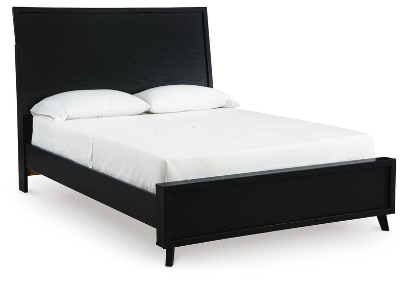Danziar Black Full Panel Bed - B1013B20