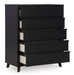 Danziar Black Panel Bedroom Set - Gate FurnitureBedroom Set