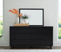 Danziar Black Panel Bedroom Set - Gate FurnitureBedroom Set