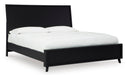 Danziar Black Panel Bedroom Set - Gate FurnitureBedroom Set