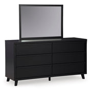 Danziar Black Slat Panel Bedroom Set from Ashley - Lara Furniture