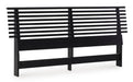 Danziar Black Slat Bedroom Set - Gate FurnitureBedroom Set