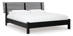 Danziar Black Slat Bedroom Set - Gate FurnitureBedroom Set