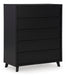Danziar Black Slat Bedroom Set - Gate FurnitureBedroom Set