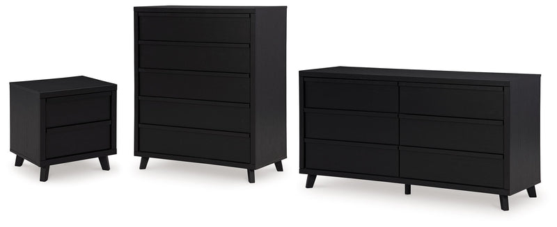 Danziar Dresser, Chest and Nightstand - B1013B35