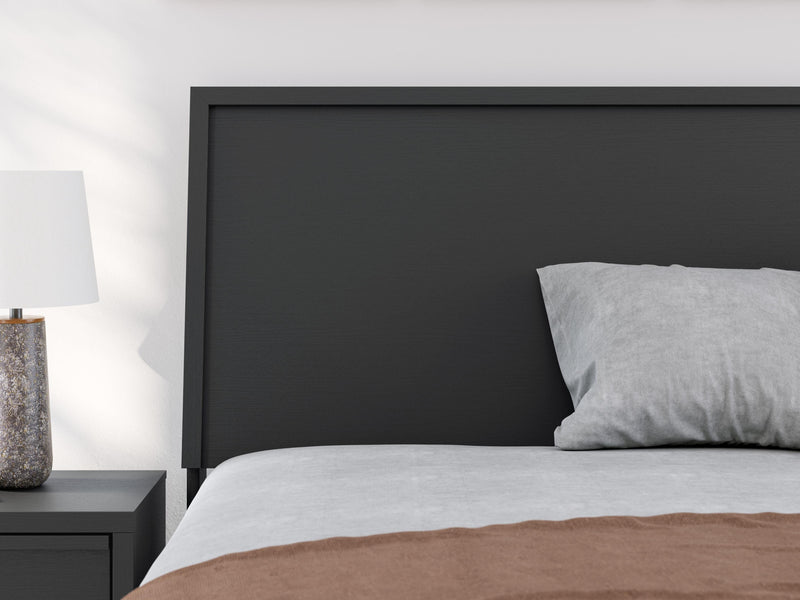 Danziar Full Panel Platform Bed, Dresser and Mirror - B1013B22