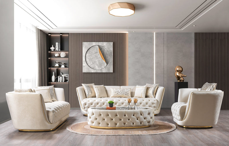 Daphne Ivory Coffee Table - Lara FurnitureCoffee Table