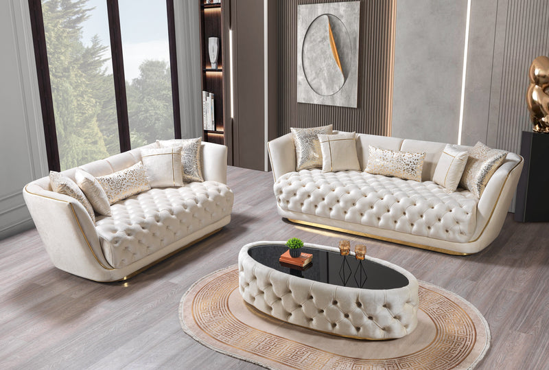 Daphne Ivory Coffee Table - Lara FurnitureCoffee Table
