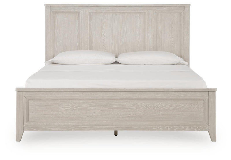 Darbonton Dove White California King Panel Storage Bed - PCB853B5