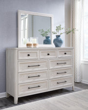 Darbonton Dove White Dresser and Mirror - PCB853B1