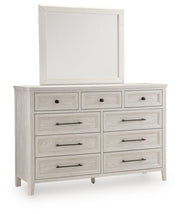 Darbonton Dove White Dresser and Mirror - PCB853B1