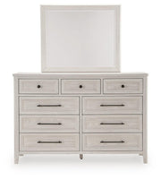 Darbonton Dove White Dresser and Mirror - PCB853B1