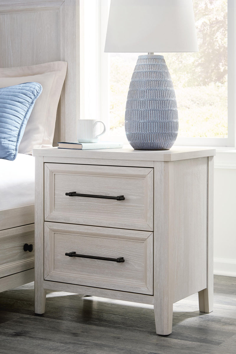 Darbonton Dove White Nightstand - PCB853-92
