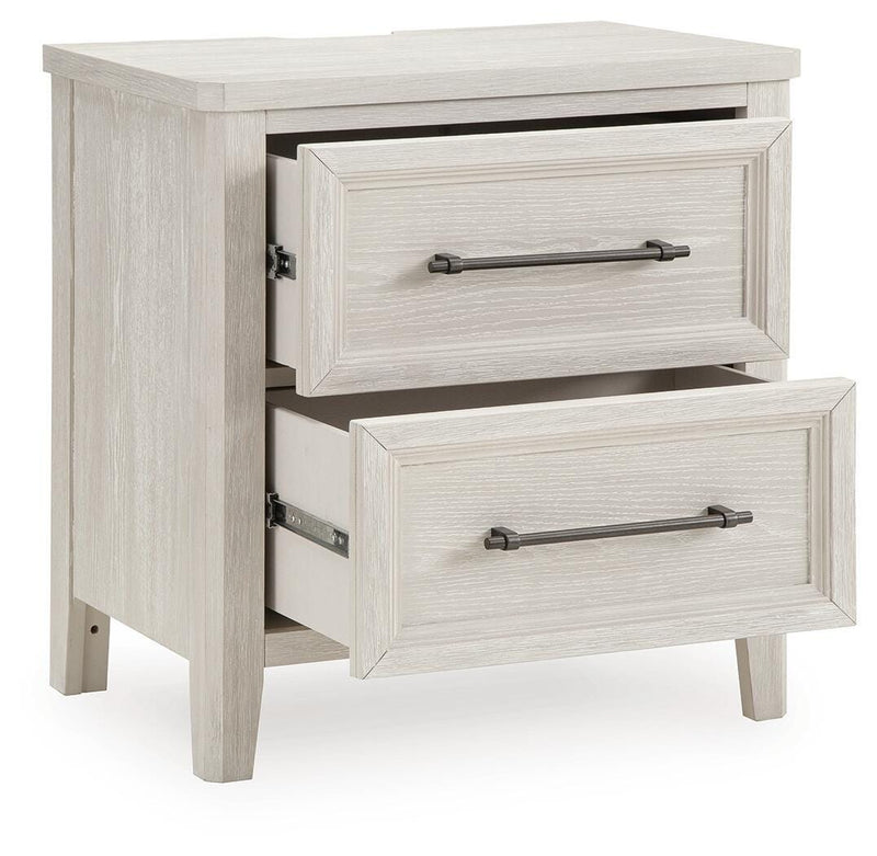Darbonton Dove White Nightstand - PCB853-92