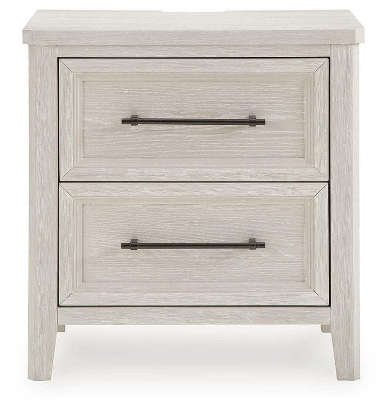 Darbonton Dove White Nightstand - PCB853-92