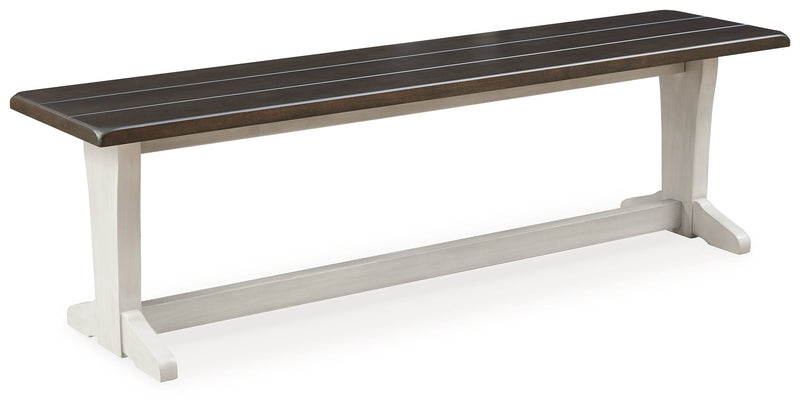 Darborn 62" Dining Bench - Gate FurnitureAccent Bench