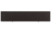 Darborn Gray/Brown 88" TV Stand with Electric Fireplace - Lara FurnitureTV Stand
