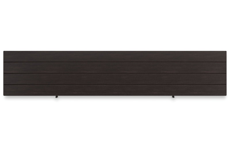 Darborn Gray/Brown 88" TV Stand with Electric Fireplace - Lara FurnitureTV Stand