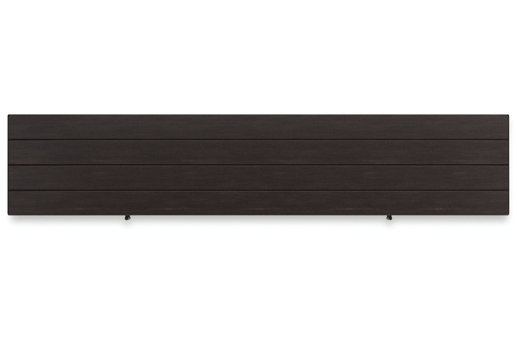 Darborn Gray/Brown 88" TV Stand with Electric Fireplace - Gate FurnitureTV Stand