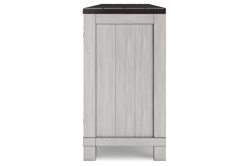 Darborn Gray/Brown 88" TV Stand with Electric Fireplace - Lara FurnitureTV Stand