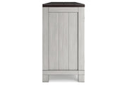 Darborn Gray/Brown 88" TV Stand with Electric Fireplace - Lara FurnitureTV Stand