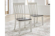 Darborn Gray/Brown Dining Table, 4 Chairs and Bench - Gate FurnitureDining Room Set