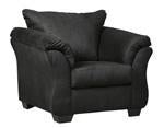 Darcy Black Chair - Lara FurnitureAccent Chair