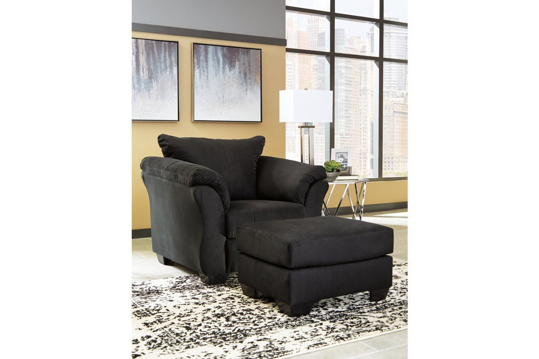 Darcy Black Chair - Gate FurnitureAccent Chair