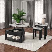 Darcy - Black Coffee Table with 2PC Nesting End Table Set - T135-3PC-Set