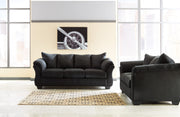 Darcy Black Living Room Set - Lara FurnitureLiving Room Set
