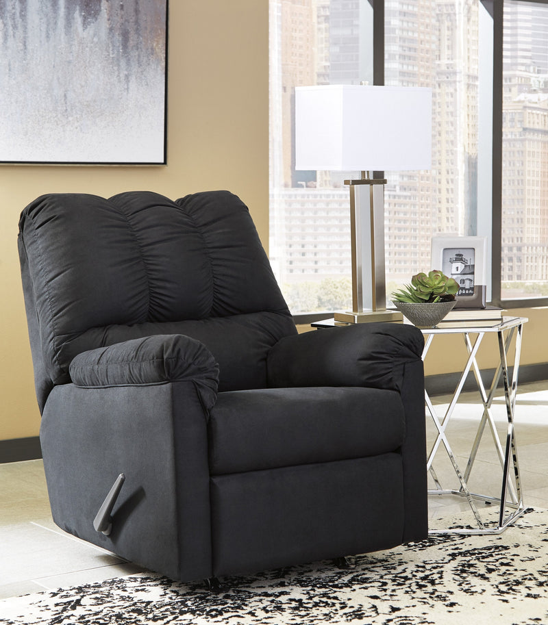 Darcy Black Living Room Set - Lara FurnitureLiving Room Set