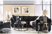 Darcy Black Recliner - Lara FurnitureRecliner