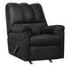 Darcy Black Recliner - Gate FurnitureRecliner