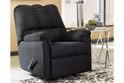 Darcy Black Recliner - Lara FurnitureRecliner