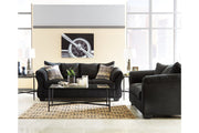 Darcy Black Sofa - Lara FurnitureSofa