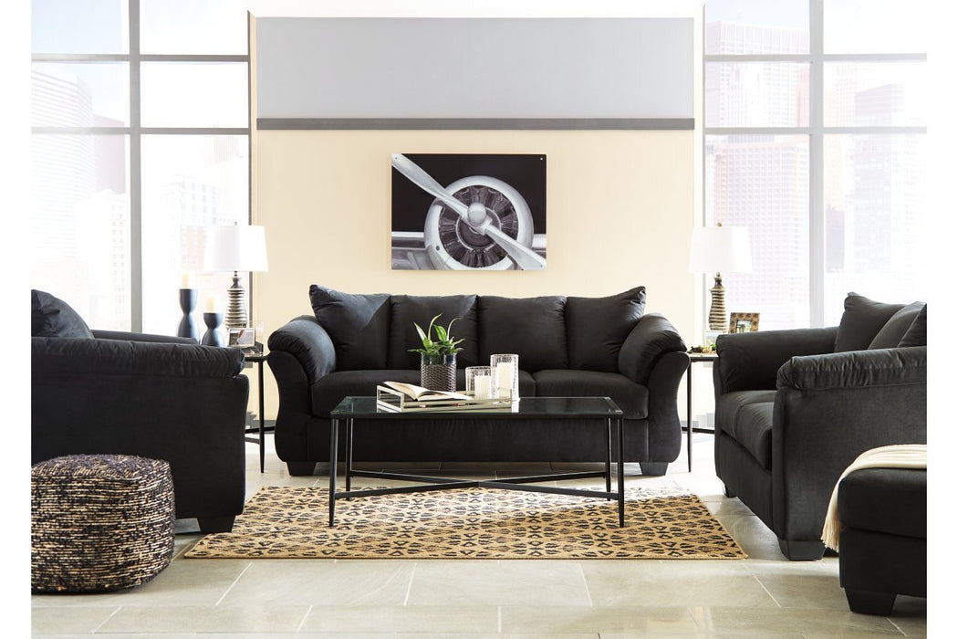 Darcy Black Sofa - Gate FurnitureSofa