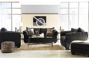 Darcy Black Sofa - Lara FurnitureSofa